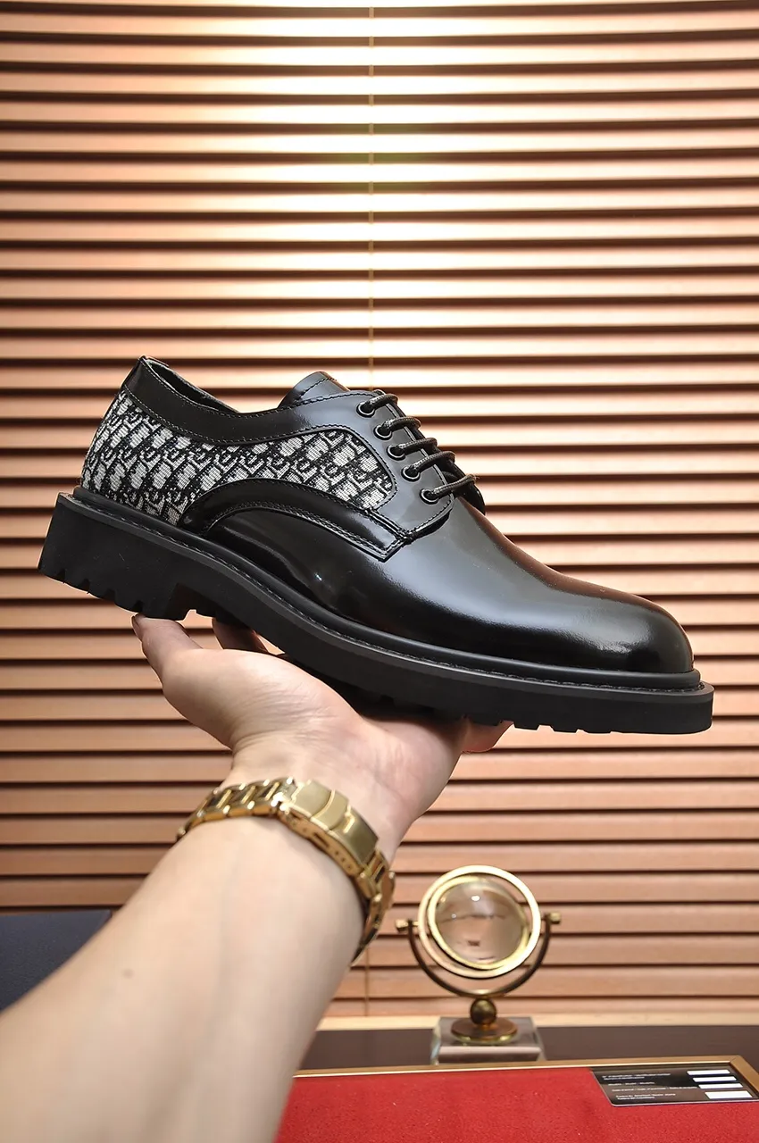 Men's shoes 💰680💶[Dior] (water-dyed cowhide lining) Dior original 1:1 high-quality factory, imported original materials, imported raw cowhide, water-dyed cowhide lining, original TPU outsole, code number: 39-44 (38.45 custom-made)